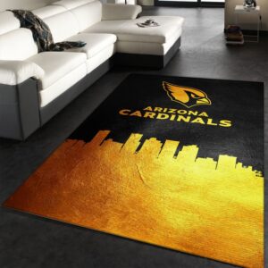 Arizona Cardinals Skyline NFL Area Rug