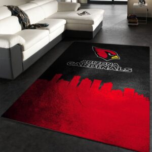 Arizona Cardinals Skyline NFL Area Rug Carpet