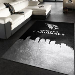 Arizona Cardinals Skyline NFL Area Rug For Christmas