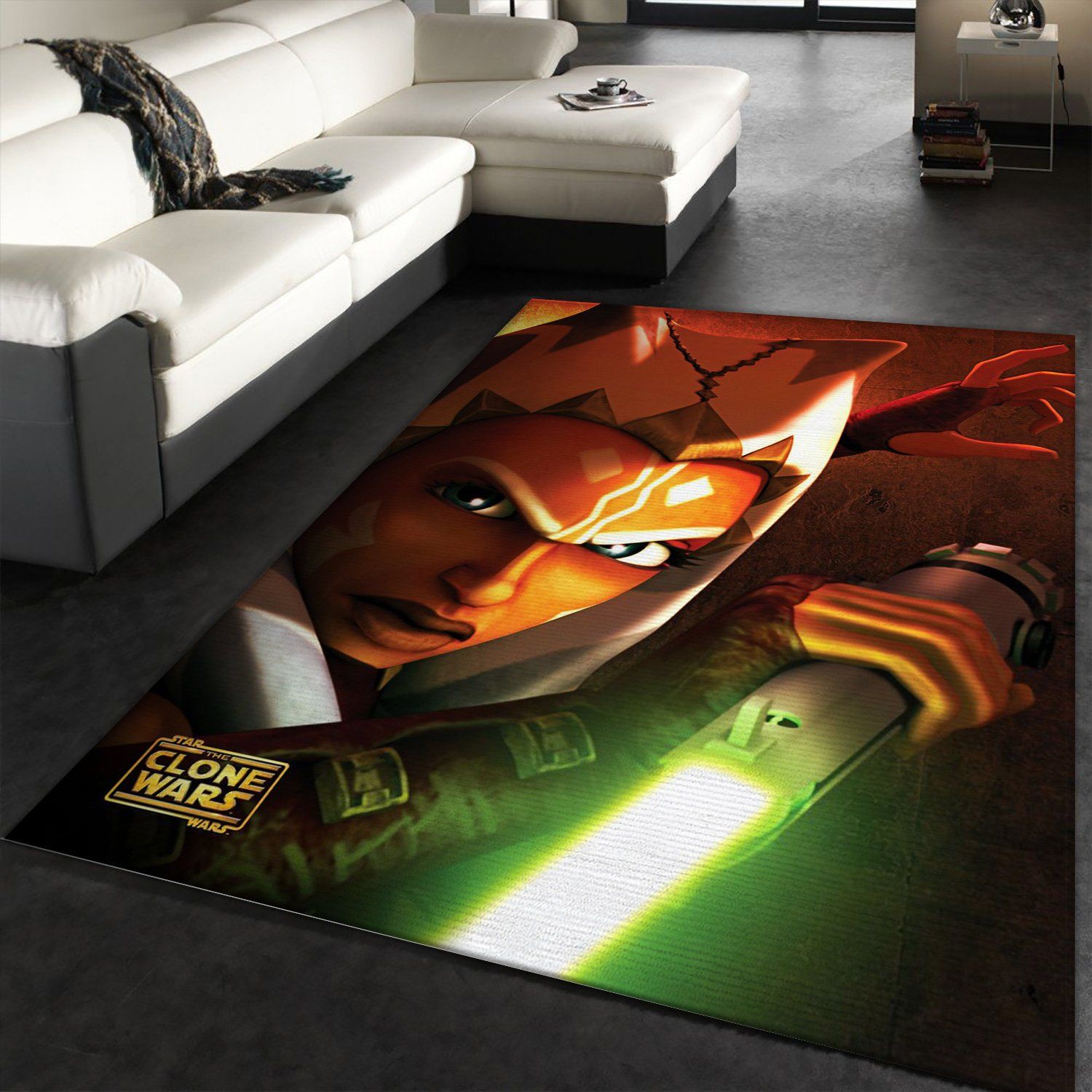 Ashoka Star War Character Rug