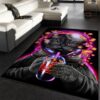 Astronaut Cat Bubble Tea Area Rug Bedroom US Gift Decor