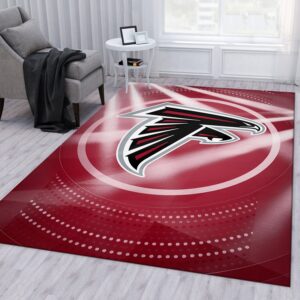 Atlanta Falcons NFL Area Rug Living Room Rug Floor Decor Home Decor