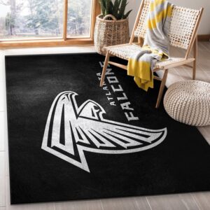 Atlanta Falcons NFL Team Logos Area Rug
