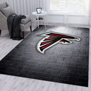 Atlanta Falcons Nfl Area Rug Bedroom Rug Family Gift US Decor