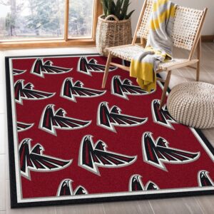 Atlanta Falcons Repeat Rug Nfl Team Area Rug Carpet