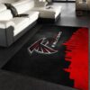 Atlanta Falcons Skyline NFL Area Rug Carpet