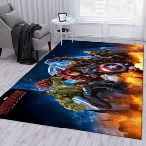 Avenger Ver1 Movie Area Rug Living Room Rug Floor Decor Home Decor