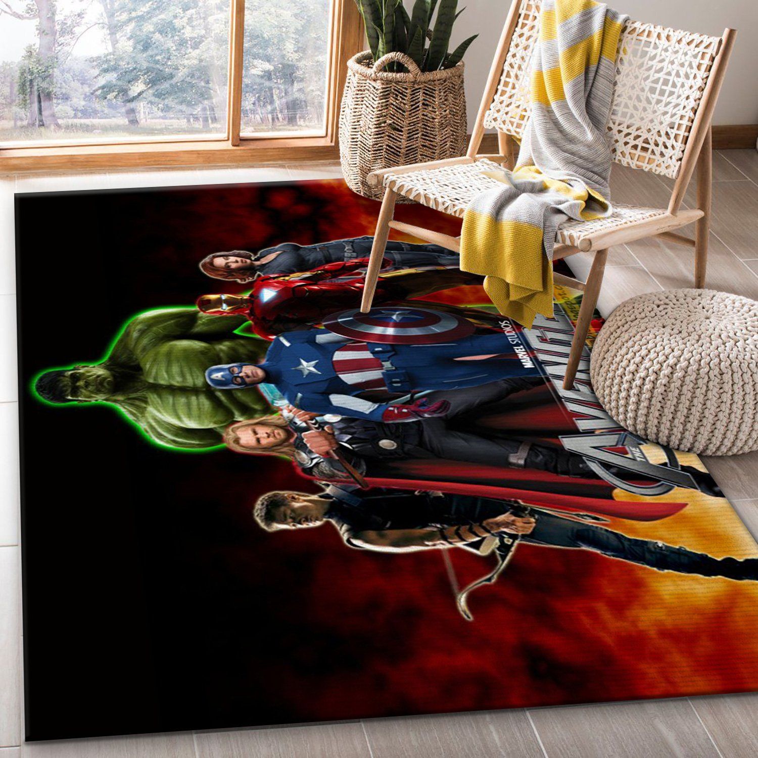 Avenger Ver12 Area Rug For Christmas Living Room Rug Christmas Gift US Decor