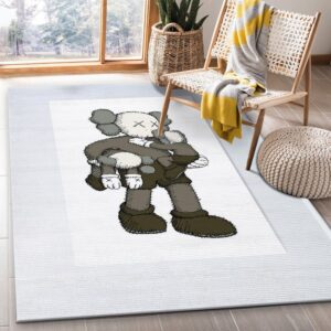 Baby Kaws Area Rugs Bedroom Rug Christmas Gift US Decor