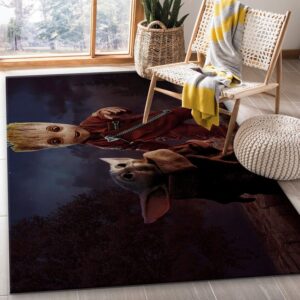 Baby Yoda Ver10 Rug Bedroom Rug Family Gift US Decor