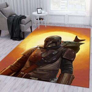 Baby Yoda Ver6 Rug Bedroom Rug US Gift Decor