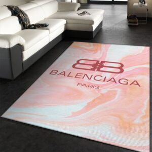 Balenciaga Area Rug Bedroom Rug Christmas Gift US Decor
