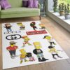 Balenciaga Area Rug For Christmas Fashion Brand Rug Living Room Rug Family Gift US Decor