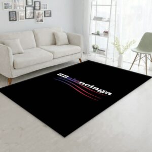 Balenciaga Area Rug For Christmas Fashion Brand Rug Living Room Rug US Gift Decor