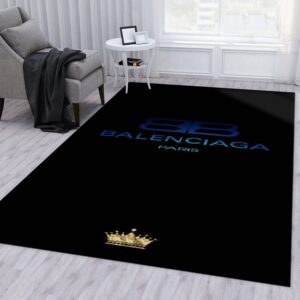 Balenciaga Area Rug Living Room Rug Family Gift US Decor