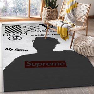 Lv And Supreme Rug Area Rug Floor Decor