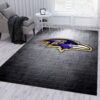 Baltimore Ravens Nfl Rug Bedroom Rug Family Gift US Decor