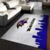 Baltimore Ravens Skyline 2 NFL Area Rug