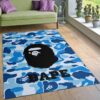 Bape Area Rug Bedroom Rug Christmas Gift US Decor