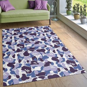 Bape Ft Louis Vuitton Rugs Living Room Rug Floor Decor Home Decor