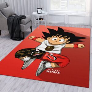 Bape Area Rug Living Room Rug Family Gift US Decor