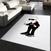 Bart Simpson Rectangle Rug Fashion Brand Rug Christmas Gift US Decor