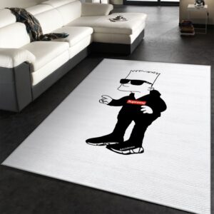 Bart Simpson Rectangle Rug Fashion Brand Rug Christmas Gift US Decor