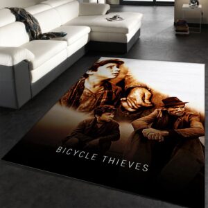 Bicycle Thieves Area Rug Movie Rug Floor Decor Home Decor