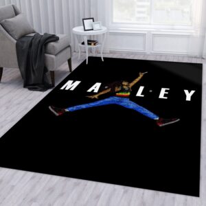 Bob Marley Jumpman Jordan Rug Living Room Rug Floor Decor Home Decor