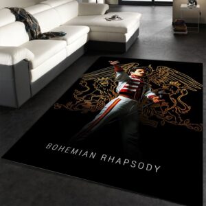 Bohemian Rhapsody Area Rug Movie Rug Family Gift US Decor