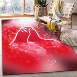 Boston Red Sox Nfl Area Rug For Christmas Bedroom Rug Home US Decor