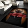 Boxer Cat Boxing Champion Area Rug For Christmas Kitchen Rug Floor Decor Home Decor