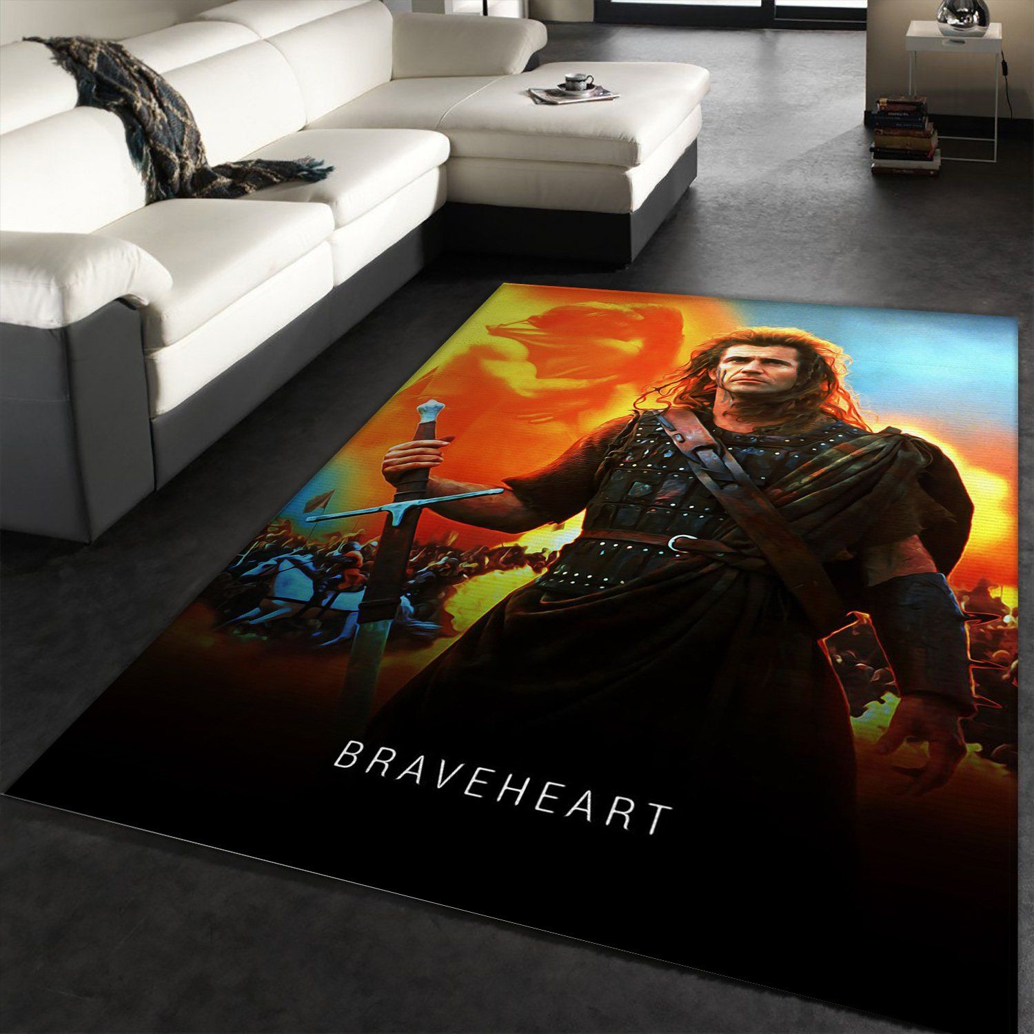 Braveheart 1995 Area Rug Movie Rug Floor Decor Home Decor