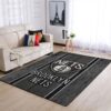 Brooklyn Nets Nba Team Logo Wooden Style Nice Gift Home Decor Rectangle Area Rug