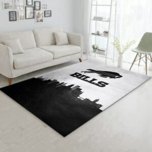 Buffalo Bills Skyline NFL Area Rug Carpet