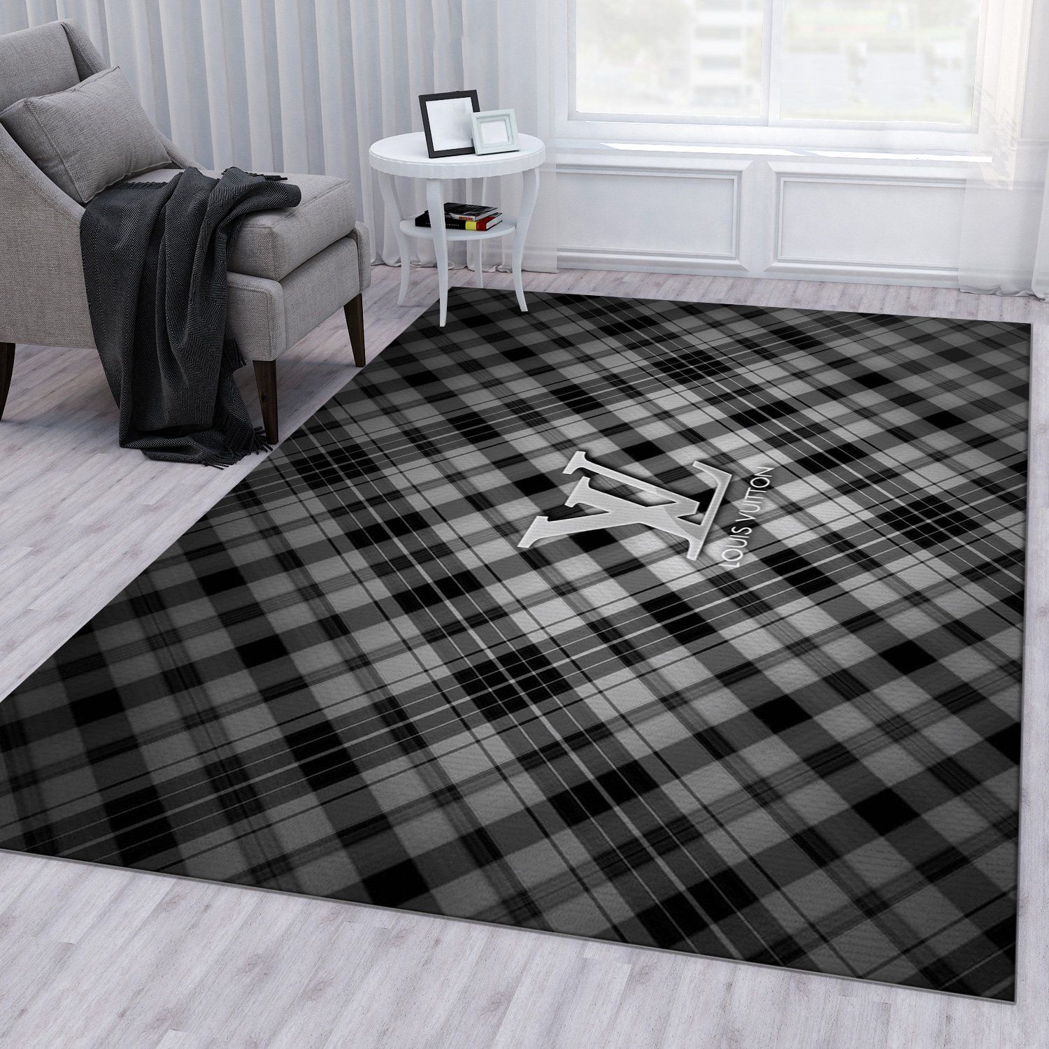 Burberry Ft Louis Vuitton Rugs Bedroom Rug Family Gift US Decor