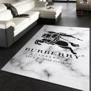Burberry Rug Fashion Brand Rug Christmas Gift US Decor