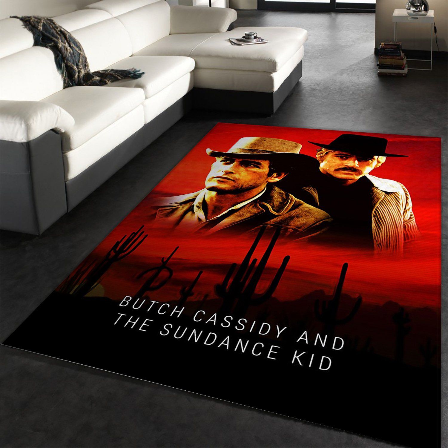 Butch Cassidy Rug Movie Rug Family Gift US Decor