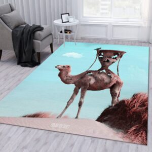 Camel Area Rug Living Room Rug Christmas Gift US Decor