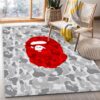 Camo Bape Monkey Hypebeast Area Rugs Fashion Brand Rug Christmas Gift US Decor