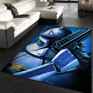 Captain Rex Star War Character Rug