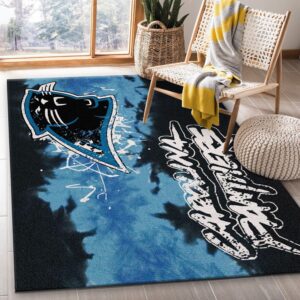 Carolina Panthers Fade Rug Nfl Team Area Rug