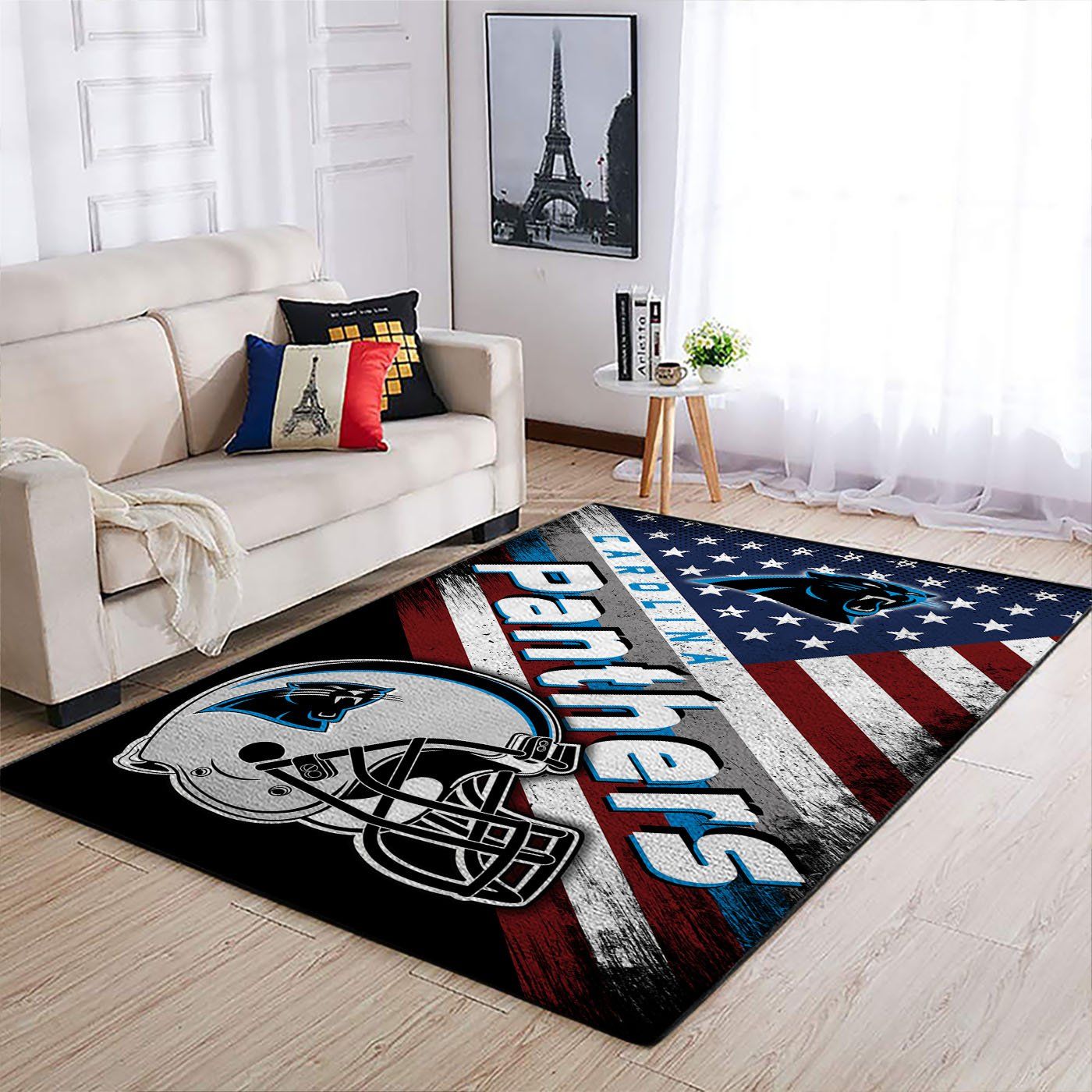 Carolina Panthers Nfl Team Logo American Style Nice Gift Home Decor Rectangle Area Rug
