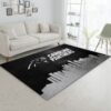 Carolina Panthers Skyline NFL Area Rug Carpet