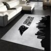 Carolina Panthers Skyline NFL Area Rug For Christmas