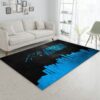 Carolina Panthers Skyline NFL Team Logos Area Rug