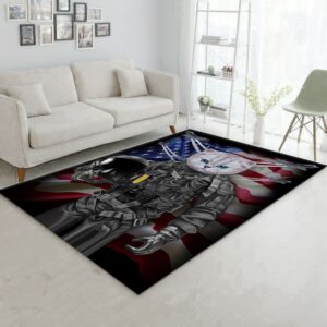 Cat In Air Force Area Rug Living room and bedroom Rug US Gift Decor