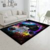 Cat In Galaxy Space Cosmos Area Rug Carpet Living Room Rug Floor Decor Home Decor