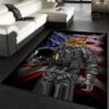 Cat Pilot In The Air Force Area Rug Living room and bedroom Rug Floor Decor Home Decor