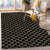 Chanel Area Rug For Christmas Fashion Brand Rug Bedroom Rug Family Gift US Decor